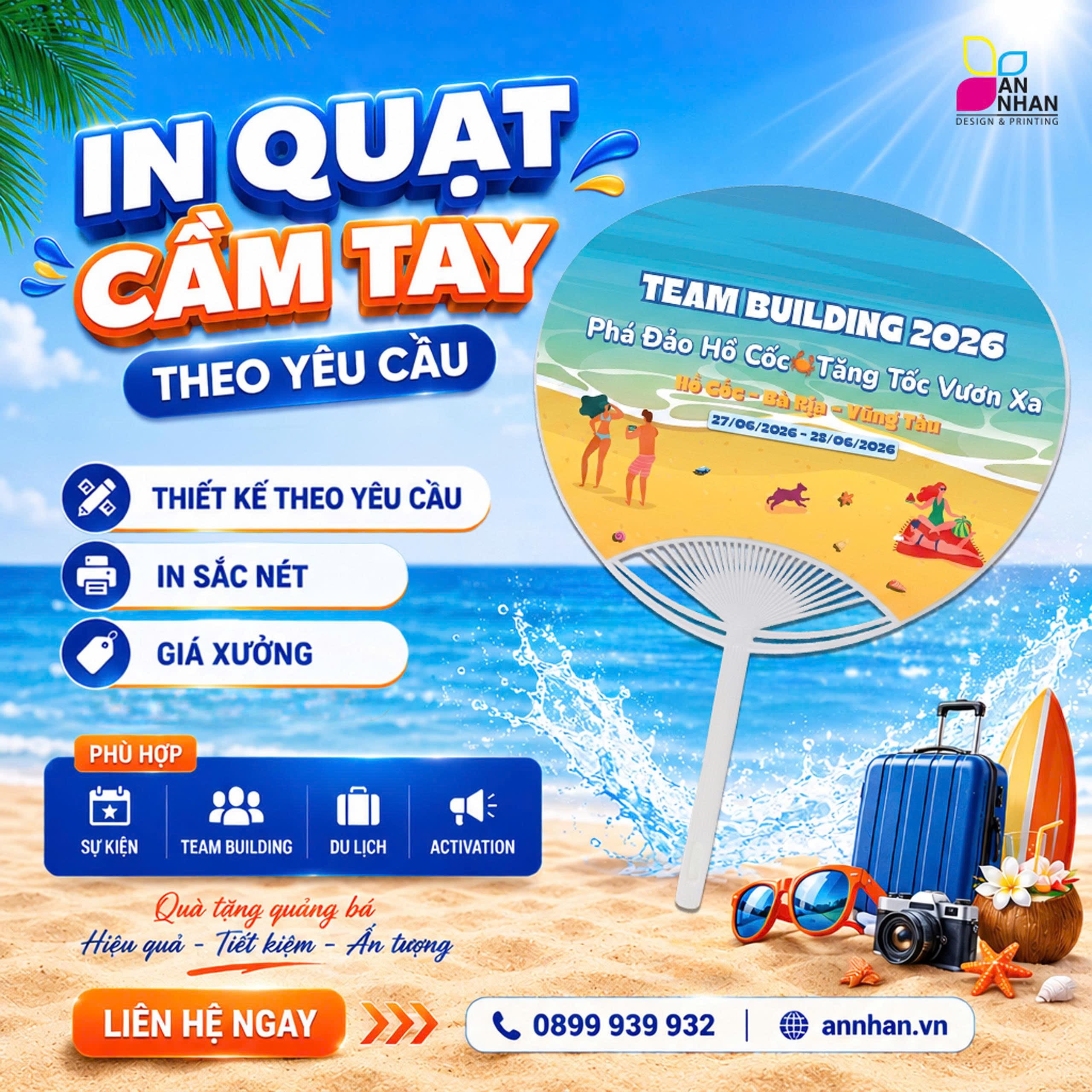 Quạt nhựa cầm tay 